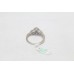 Women's 925 Sterling Silver synthetic opal white zircon gem stone Ring C 273